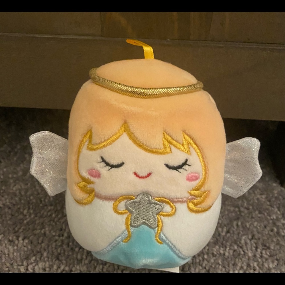 Nicky Angel Squishmallow Ornament